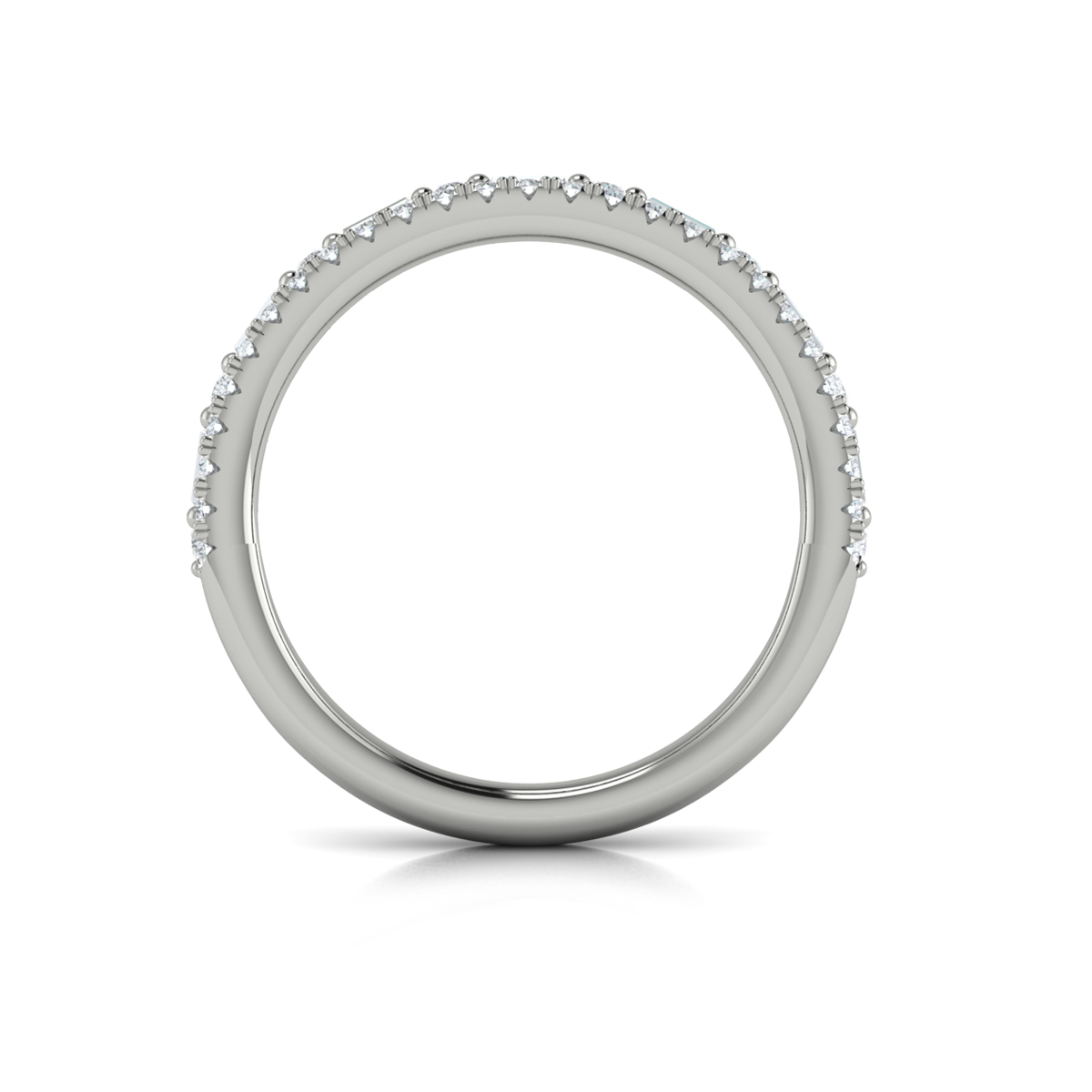 Baguette Dual Stackable Band