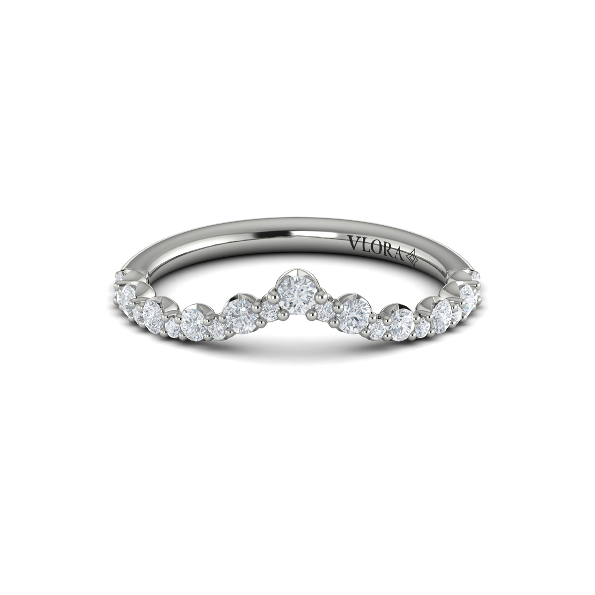 Chevron Contoured Band