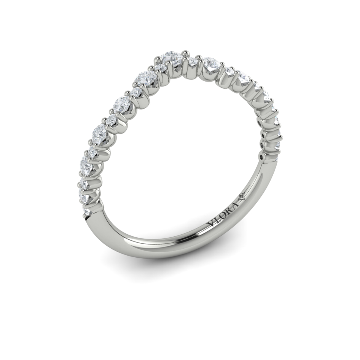 Chevron Contoured Band