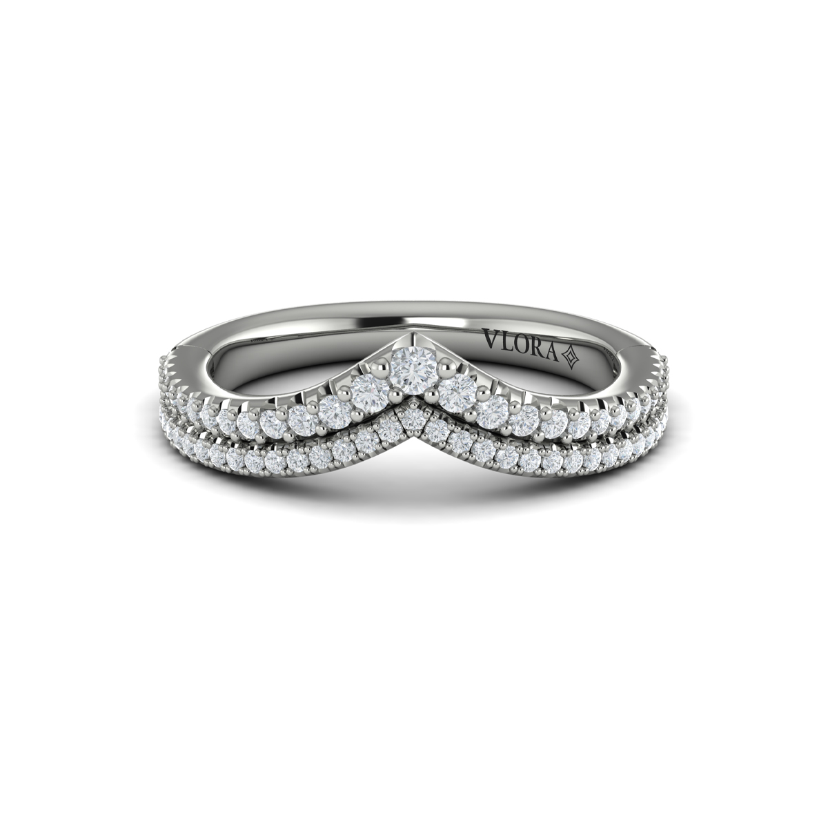 Double Chevron Contoured Band