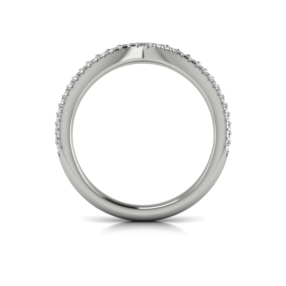 Double Chevron Contoured Band