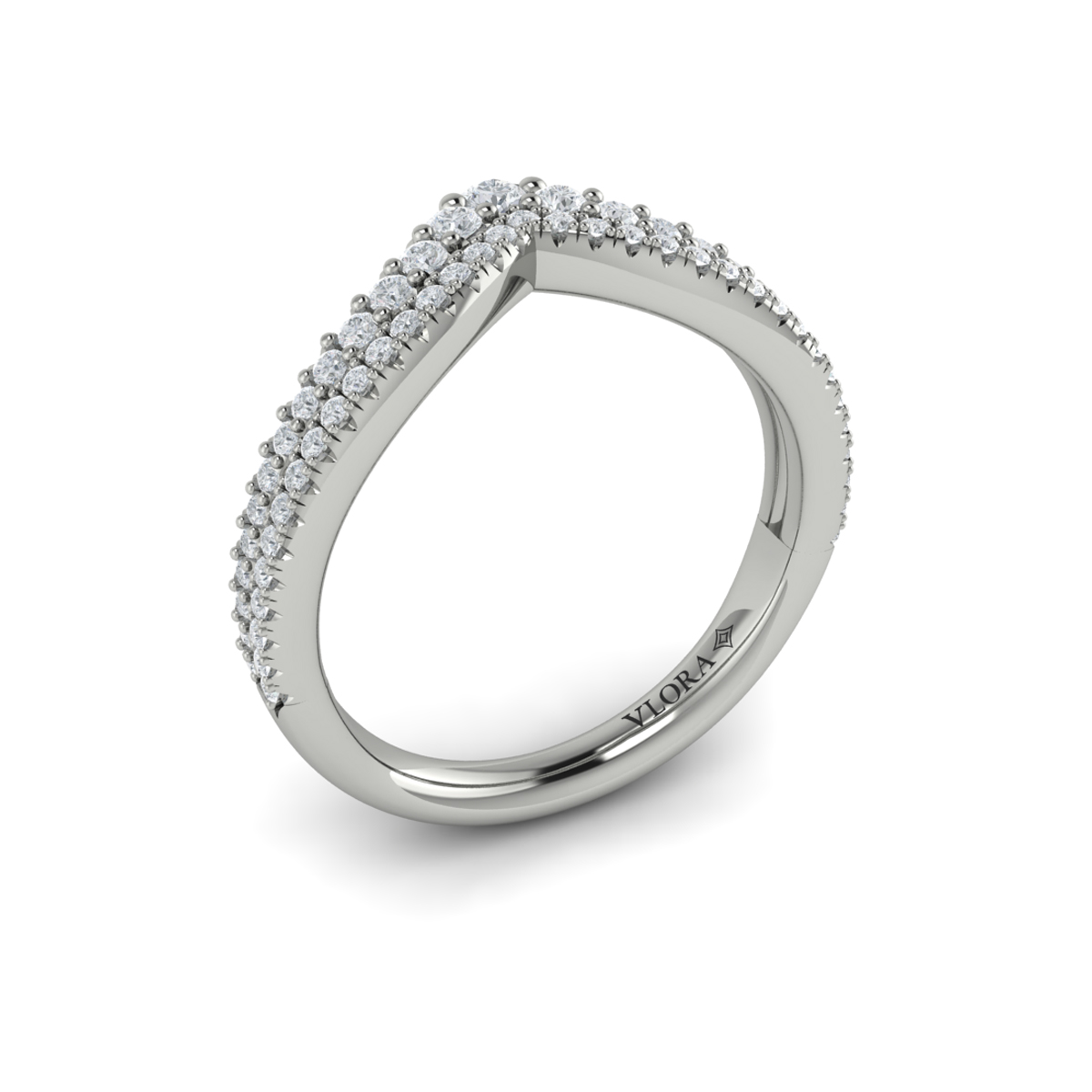 Double Chevron Contoured Band