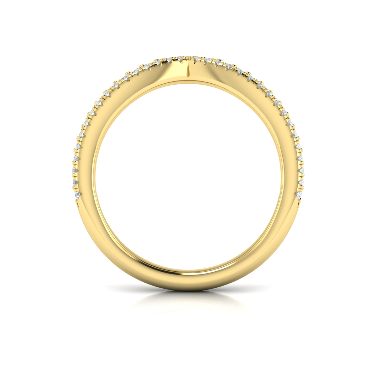 Double Chevron Contoured Band