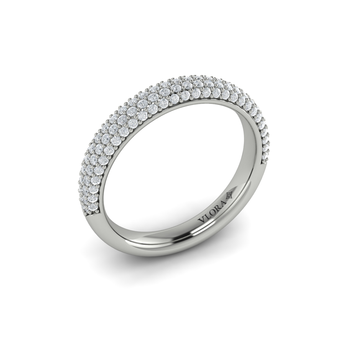 Pave Stackable Band