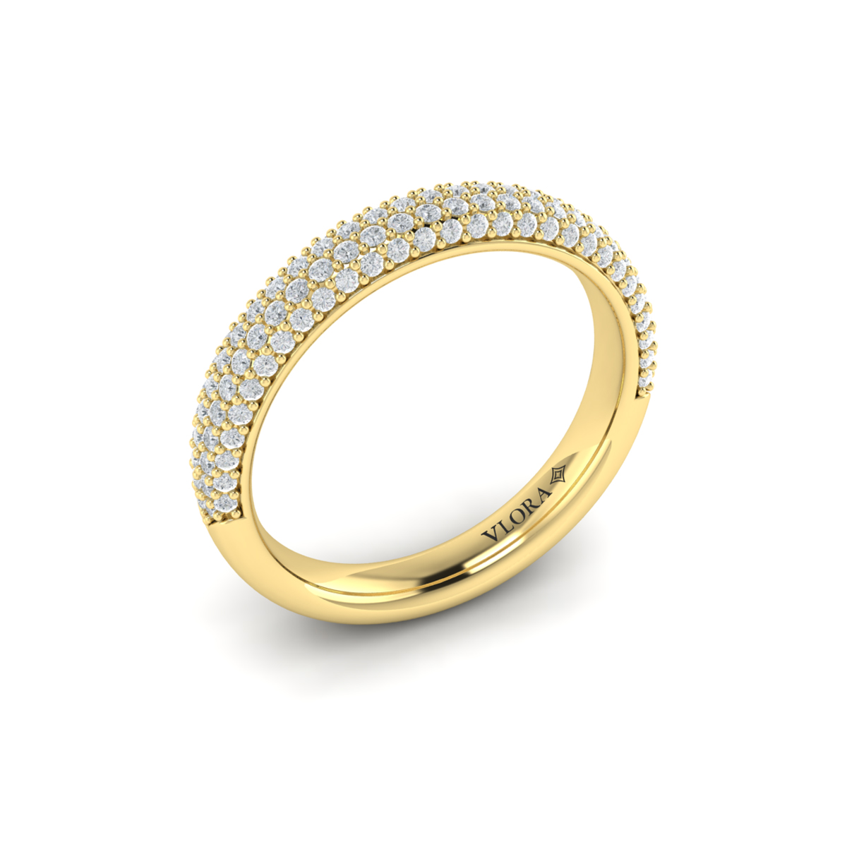 Pave Stackable Band