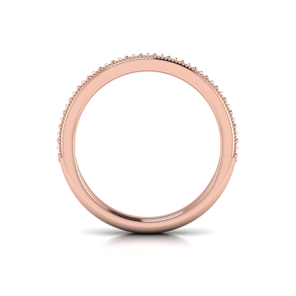 Vintage-Inspired Pave Stackable Band