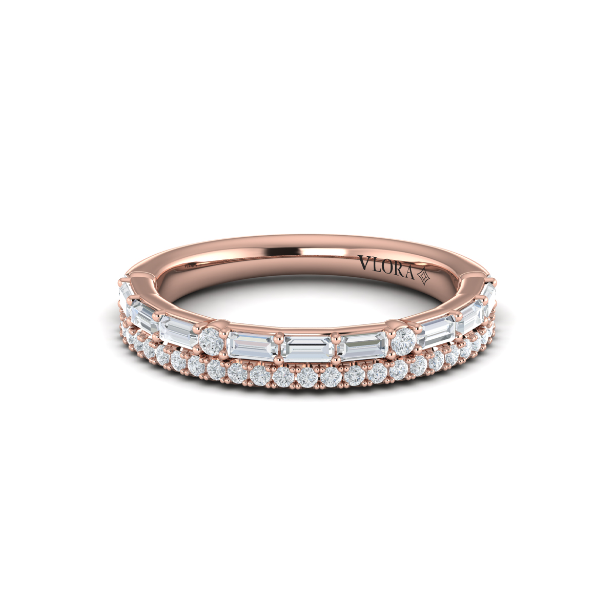 Baguette Duo Stackable Band