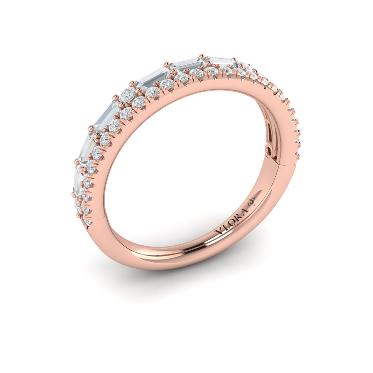 Baguette Duo Stackable Band