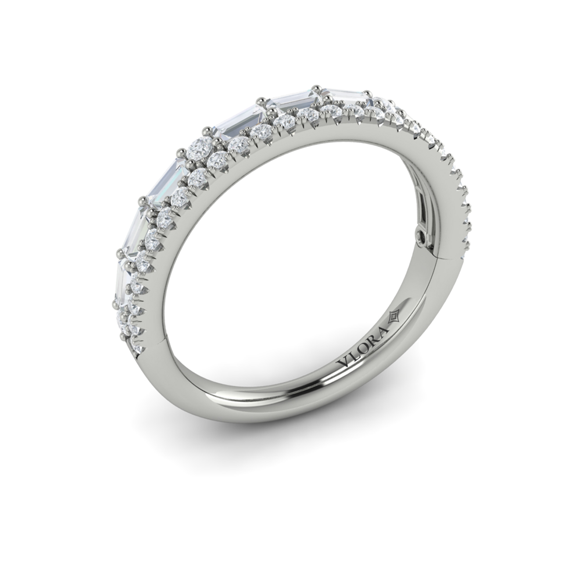 Baguette Duo Stackable Band