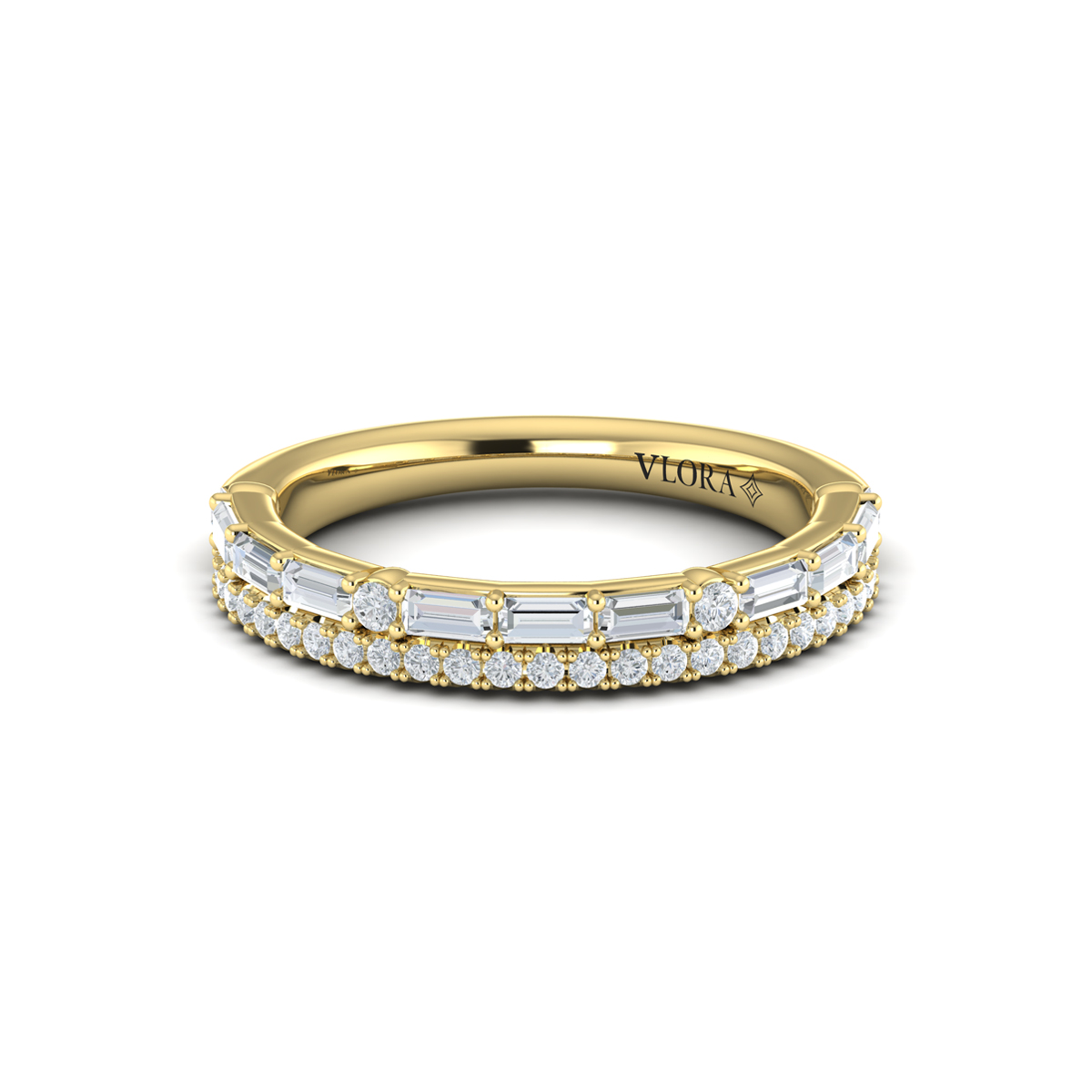 Baguette Duo Stackable Band