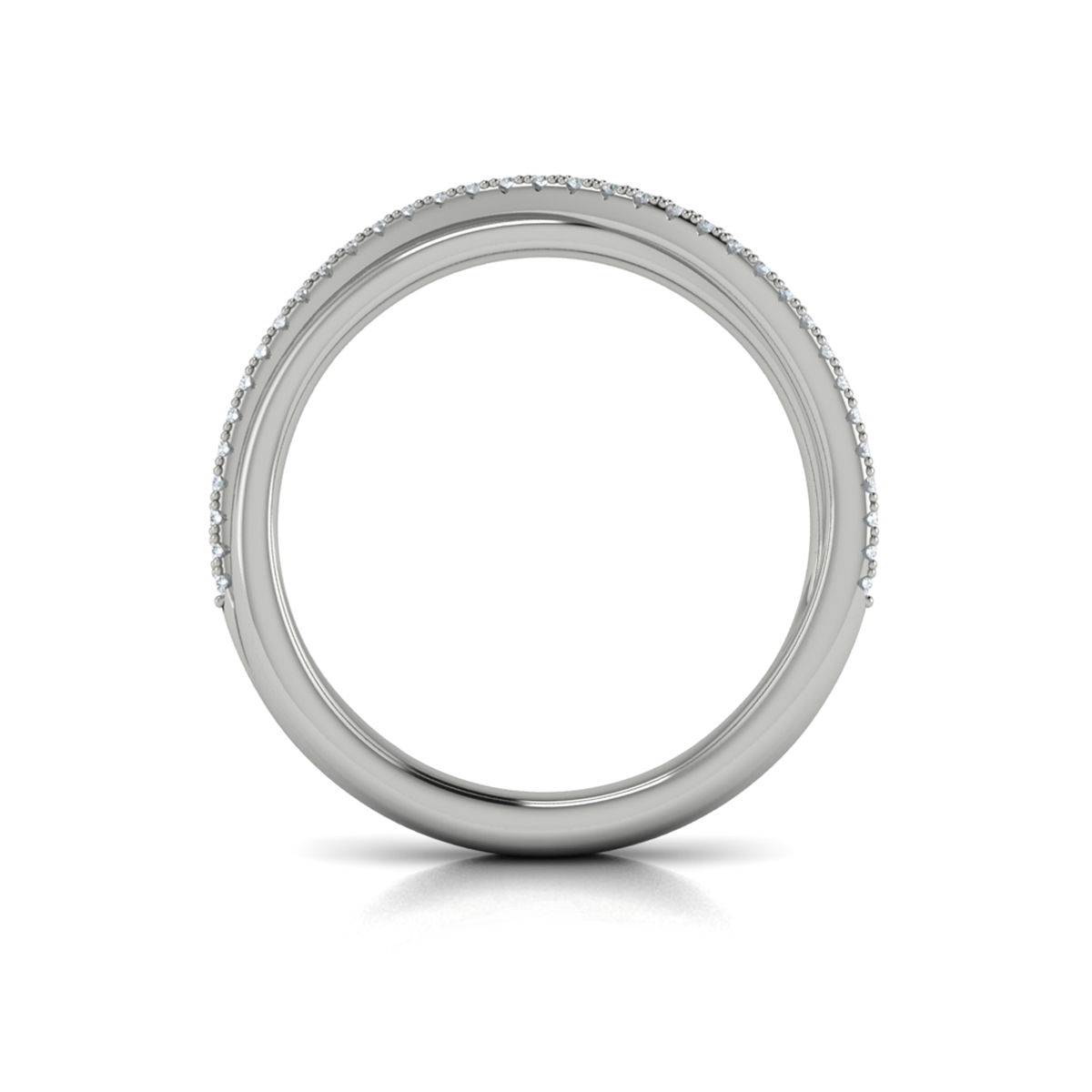 Delicate Wave Stackable Band