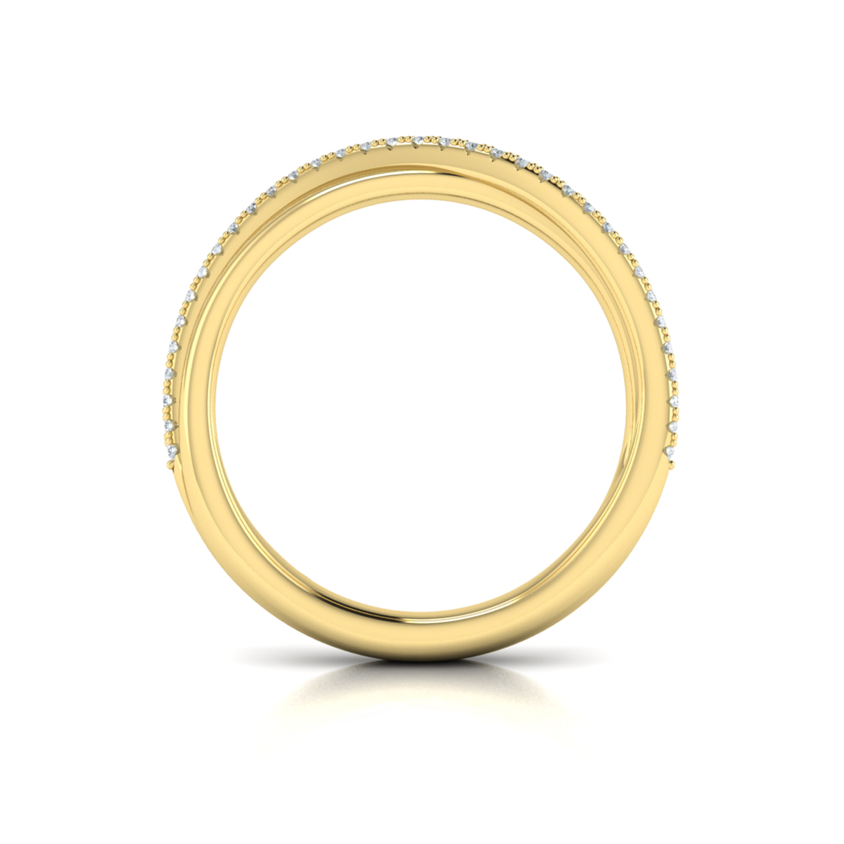 Delicate Wave Stackable Band