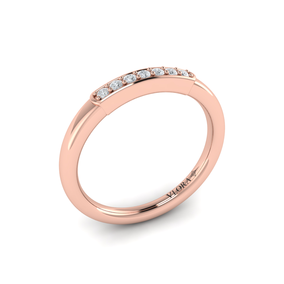 Diamond Line Stackable Band