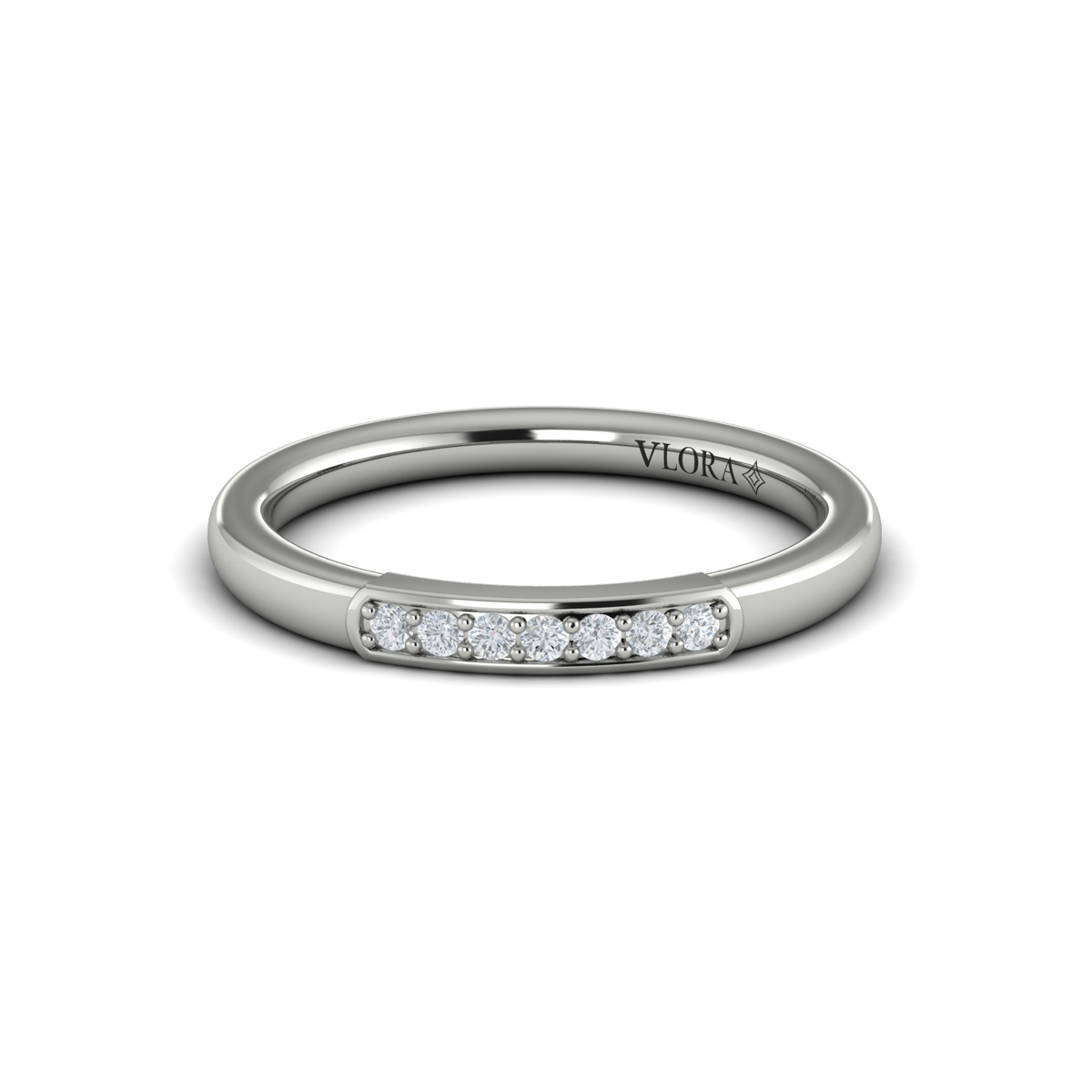 Diamond Line Stackable Band