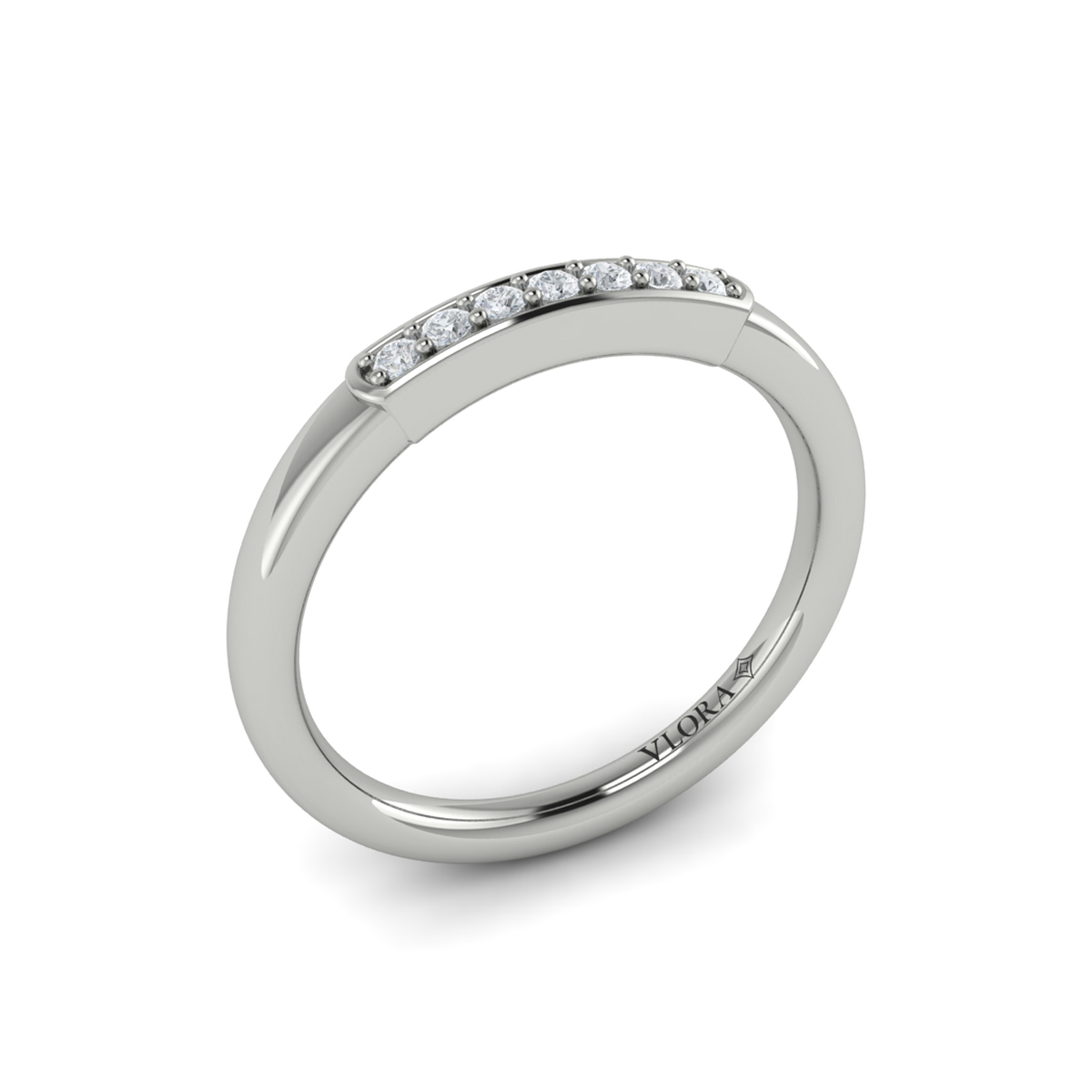 Diamond Line Stackable Band