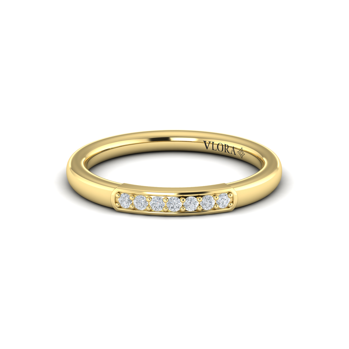 Diamond Line Stackable Band