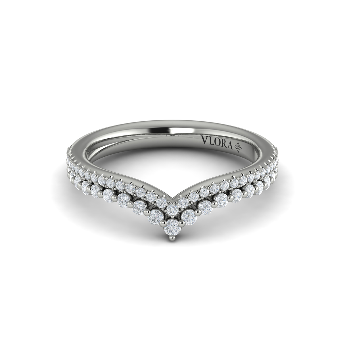 Double Chevron Contoured Band