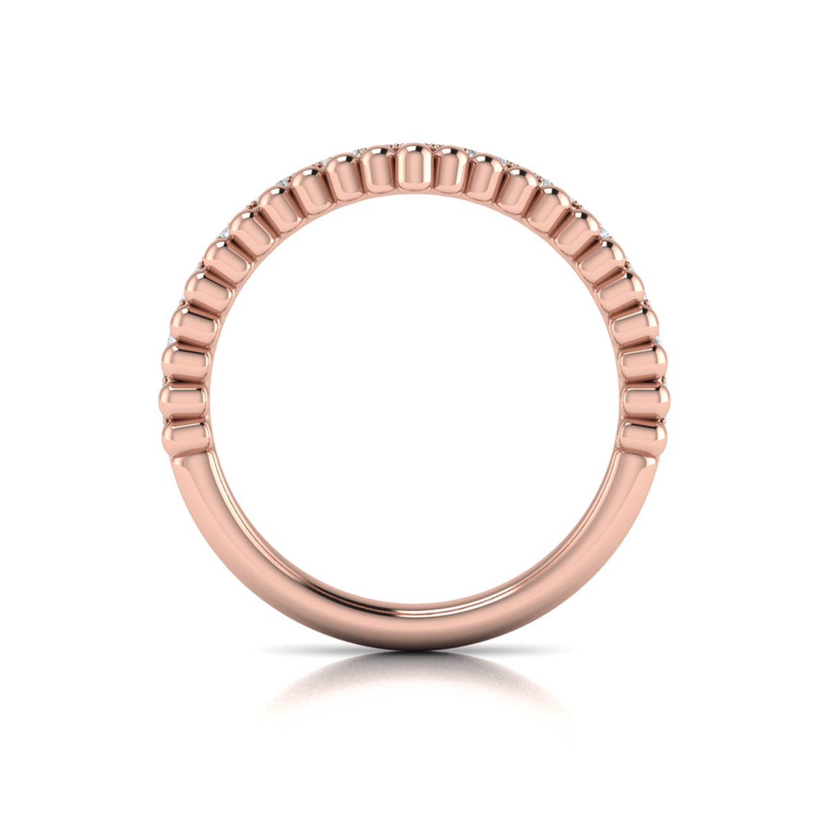 Beaded Contoured Band