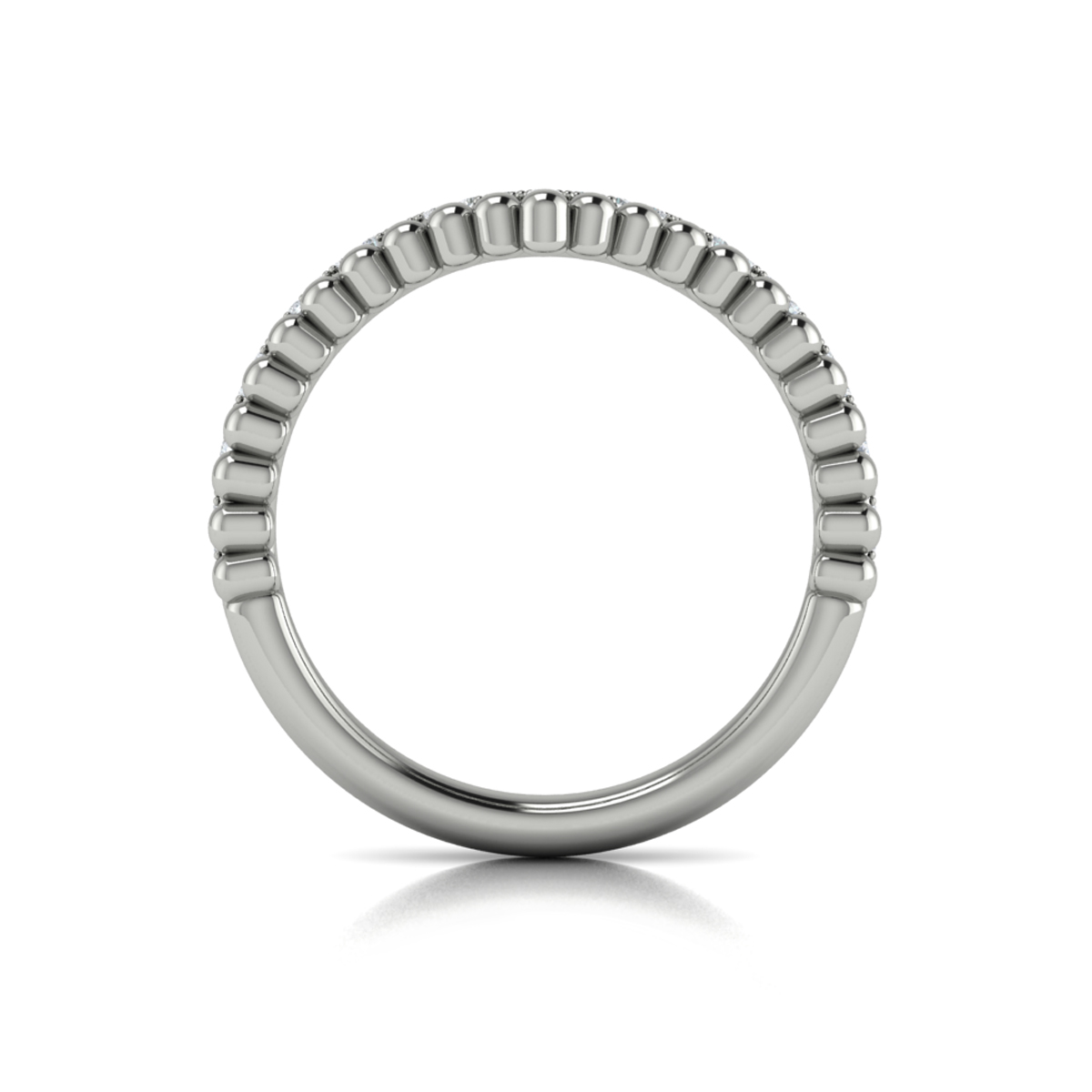 Beaded Contoured Band