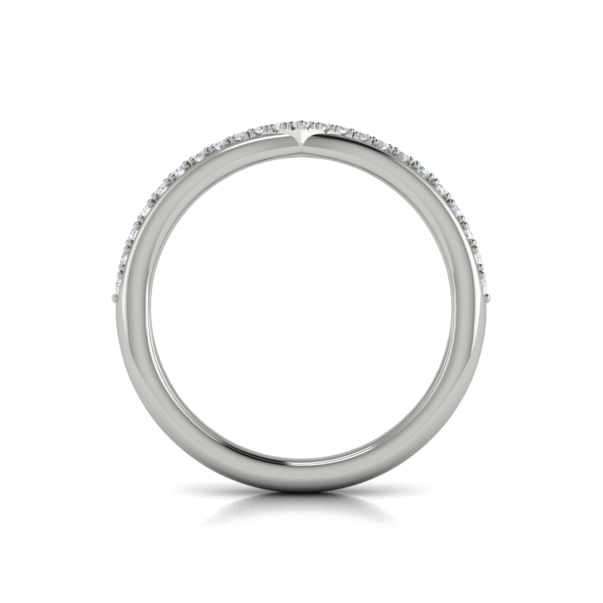 Double Chevron Contoured Band