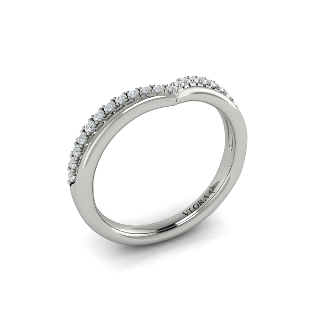 Double Chevron Contoured Band