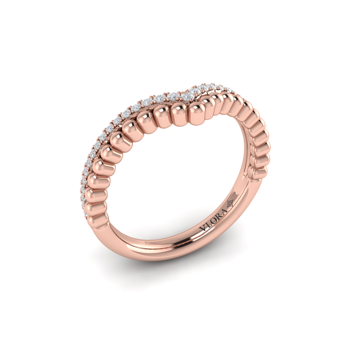 Beaded Chevron Band
