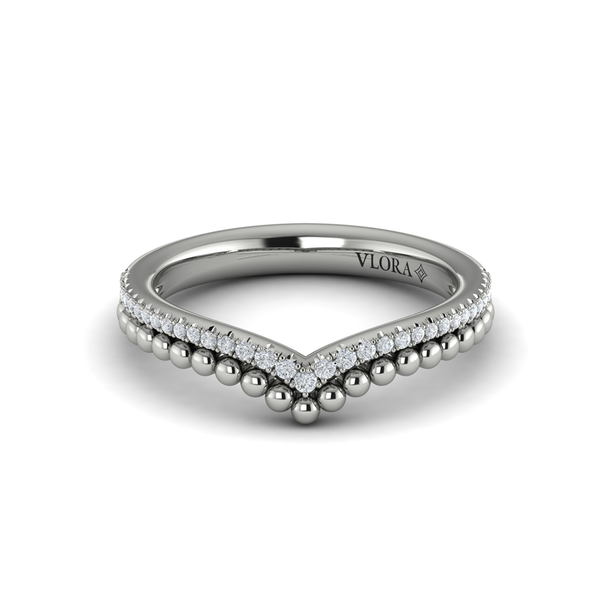 Beaded Chevron Band