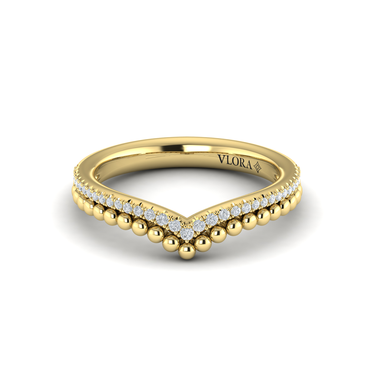 Beaded Chevron Band