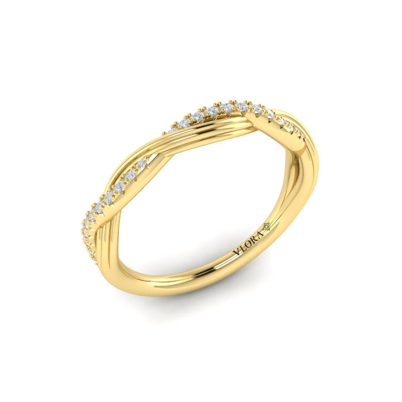 Entwined Stackable Band