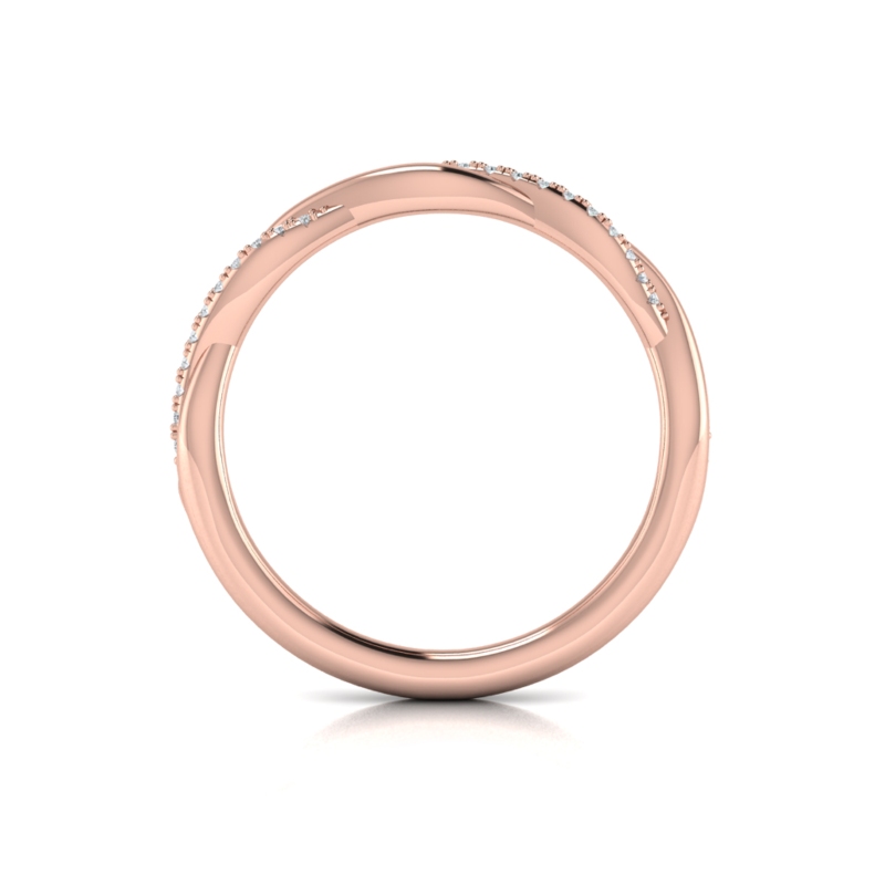 Slim Twist Stackable Band