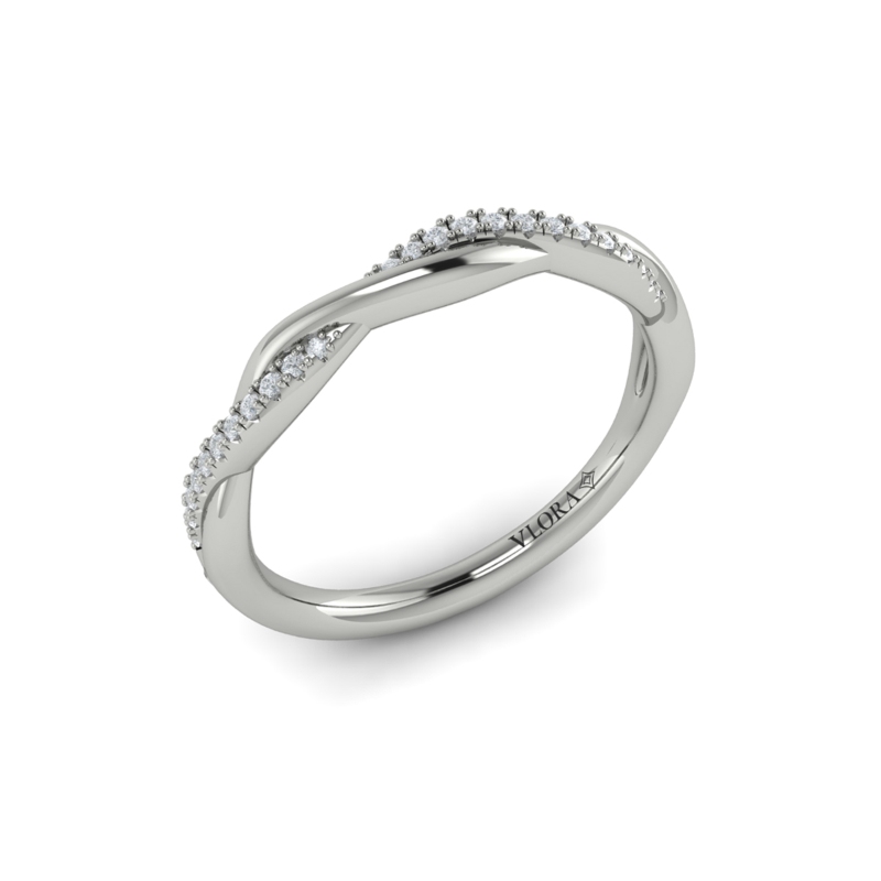 Slim Twist Stackable Band