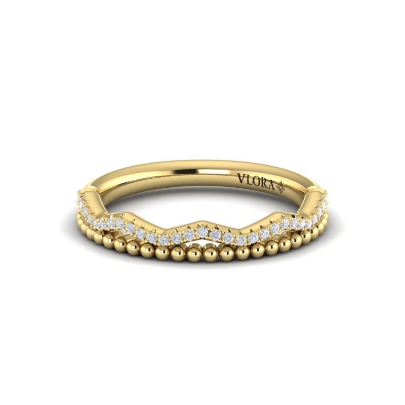 Double Wave Stackable Band
