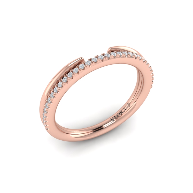 Open Pavé Diamond Band