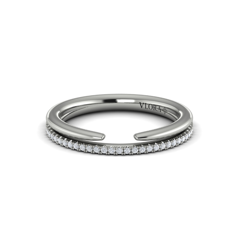 Open Pavé Diamond Band