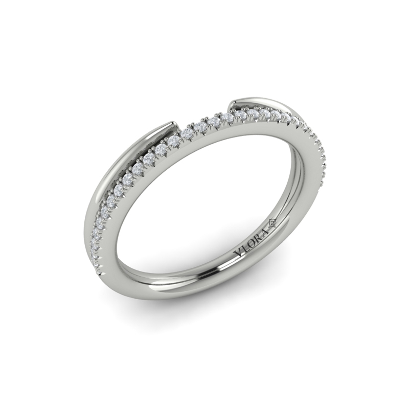 Open Pavé Diamond Band