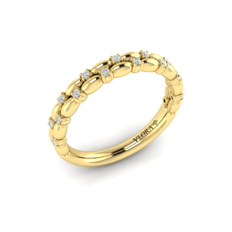 Diamond Oval Band