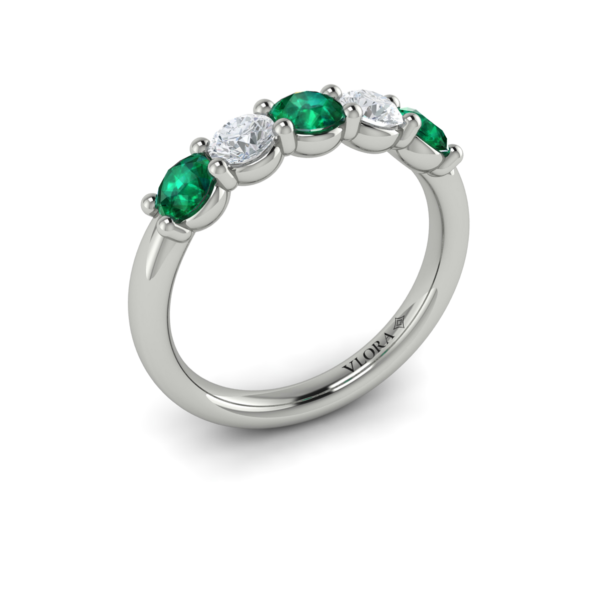 Emerald and Diamond Band