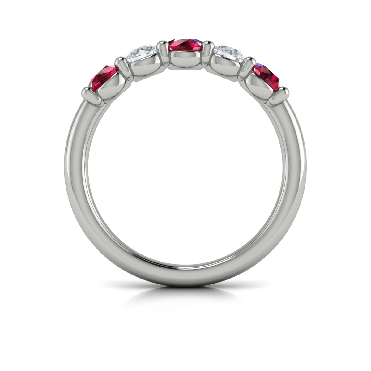 Ruby and Diamond Band