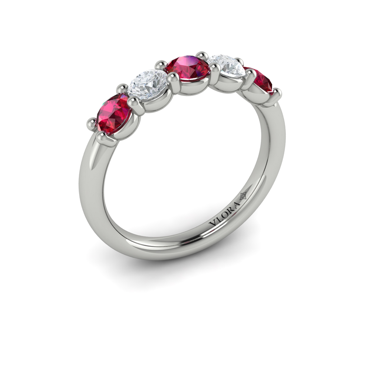 Ruby and Diamond Band