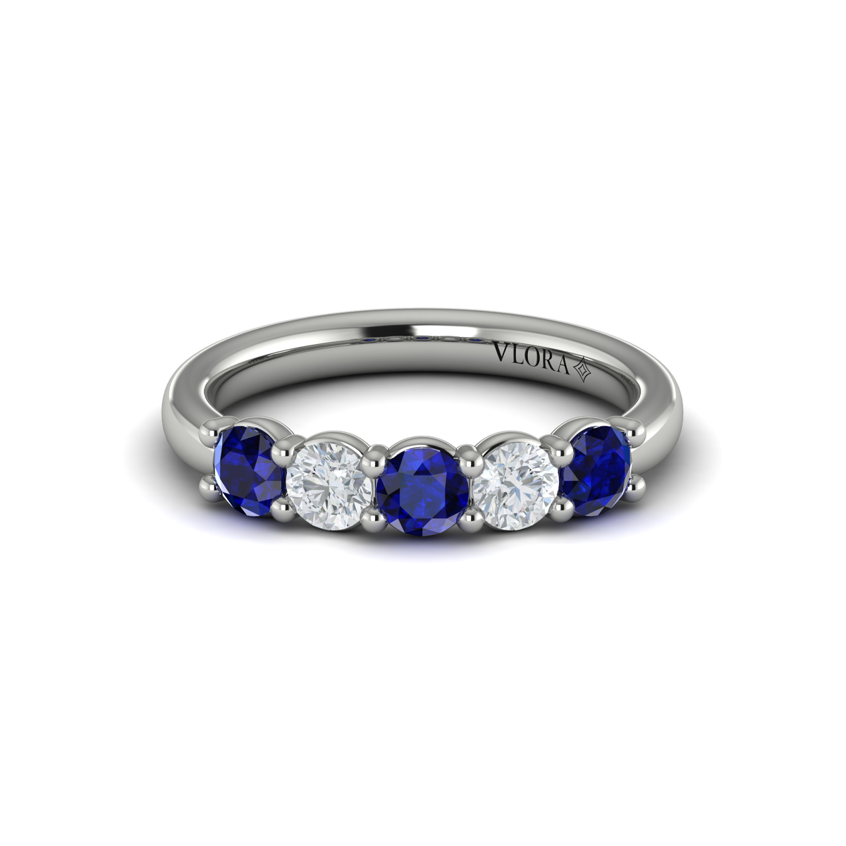Sapphire and Diamond Band