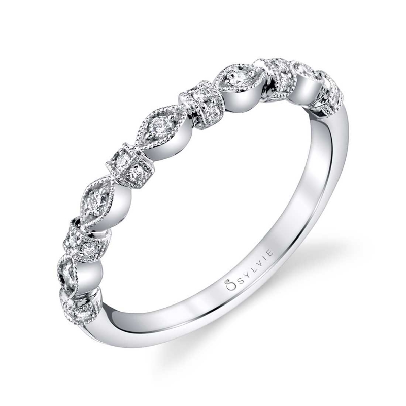 Vintage Inspired Stackable Band - Leandre