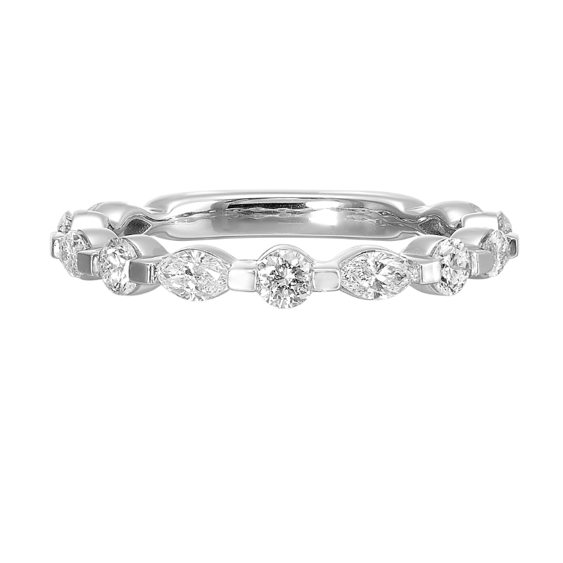 14Kt White Gold Diamond 1Ctw Ring