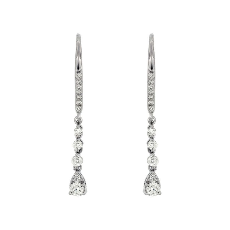 14KW Diamond Earrings