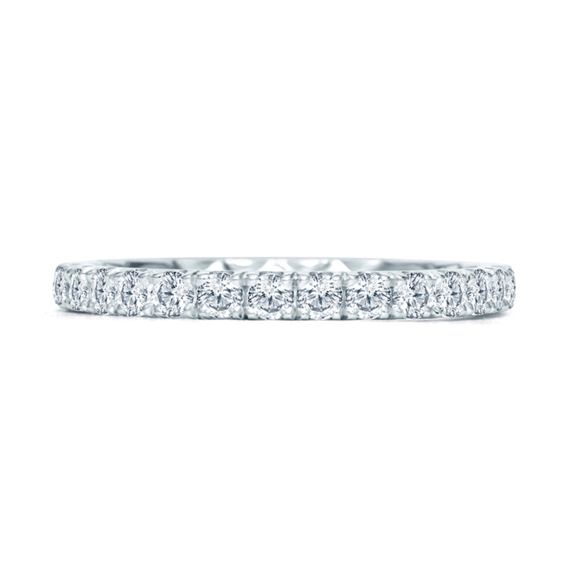 14K Yellow Gold Semi Mount Diamond Wedding Band