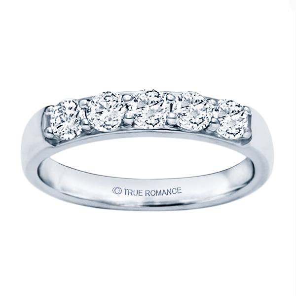 White Gold Straight Band