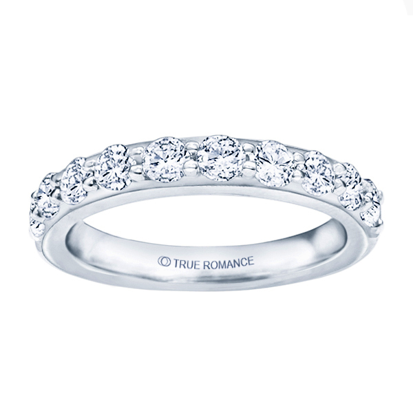 White Gold Straight Band