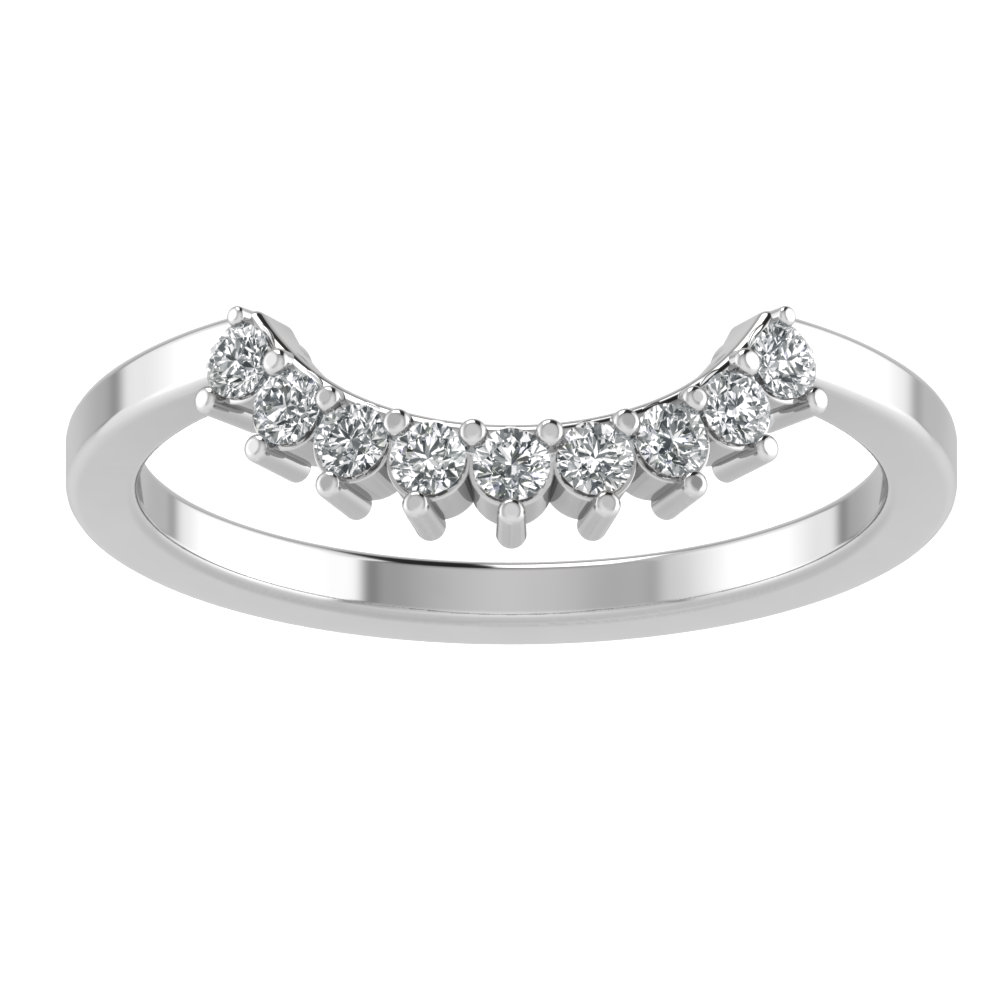 Prong Nine Stone Tiara Band