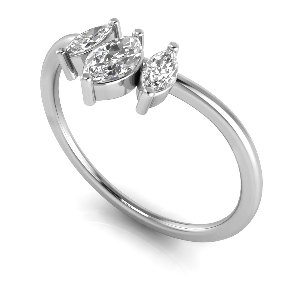 Three Marquise Tiara Band