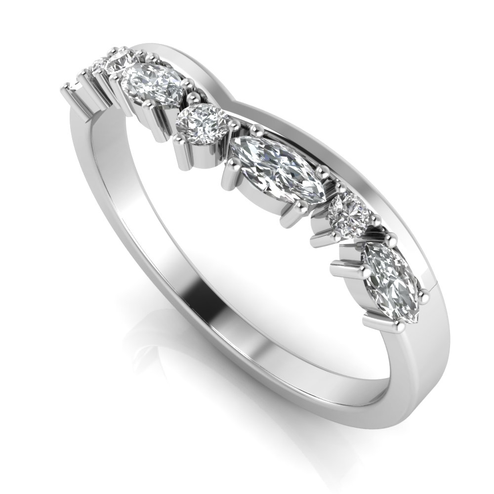 Ripple Alternating Tiara Band