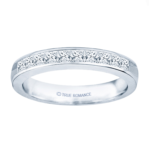 White Gold Straight Band